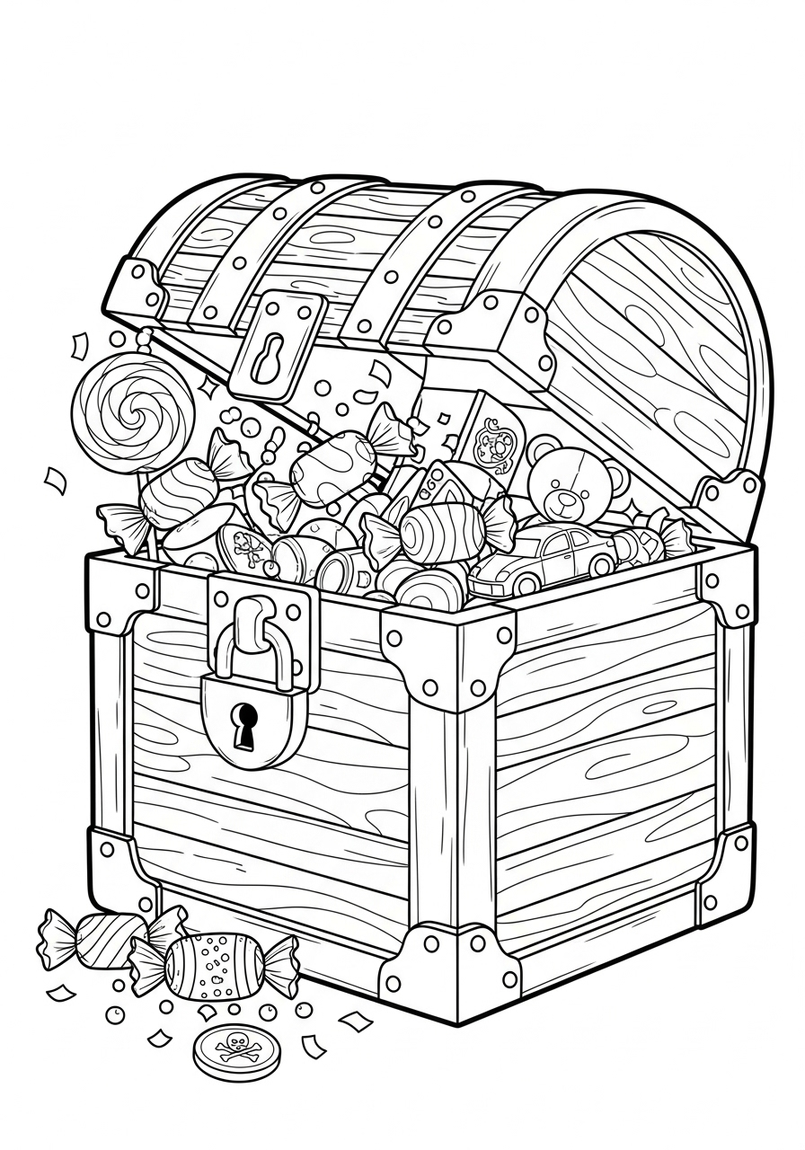 Piñata Coloring Pages 16 free Piñata tree coloring pages