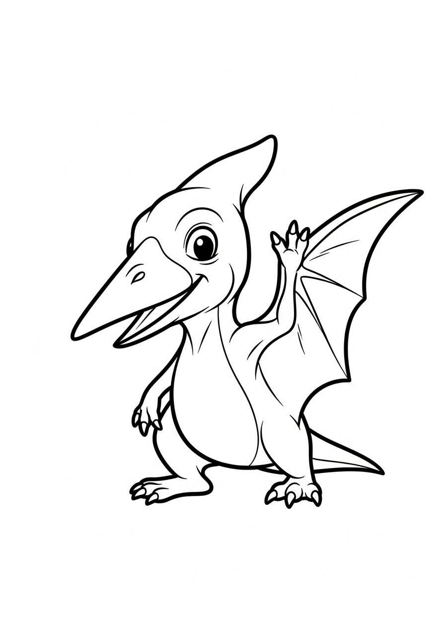 Pterodactyl Coloring Pages 11 kids Pterodactyl coloring pages