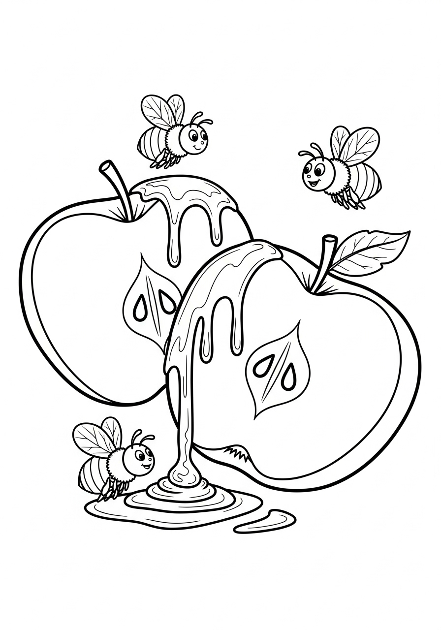 Rosh Hashanah Coloring Pages 7 Rosh Hashanah coloring pages for adults