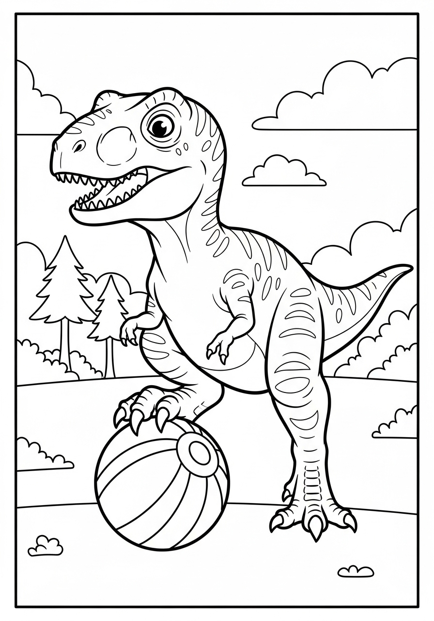 T-Rex Coloring Pages 12 T Rex coloring pages for kids