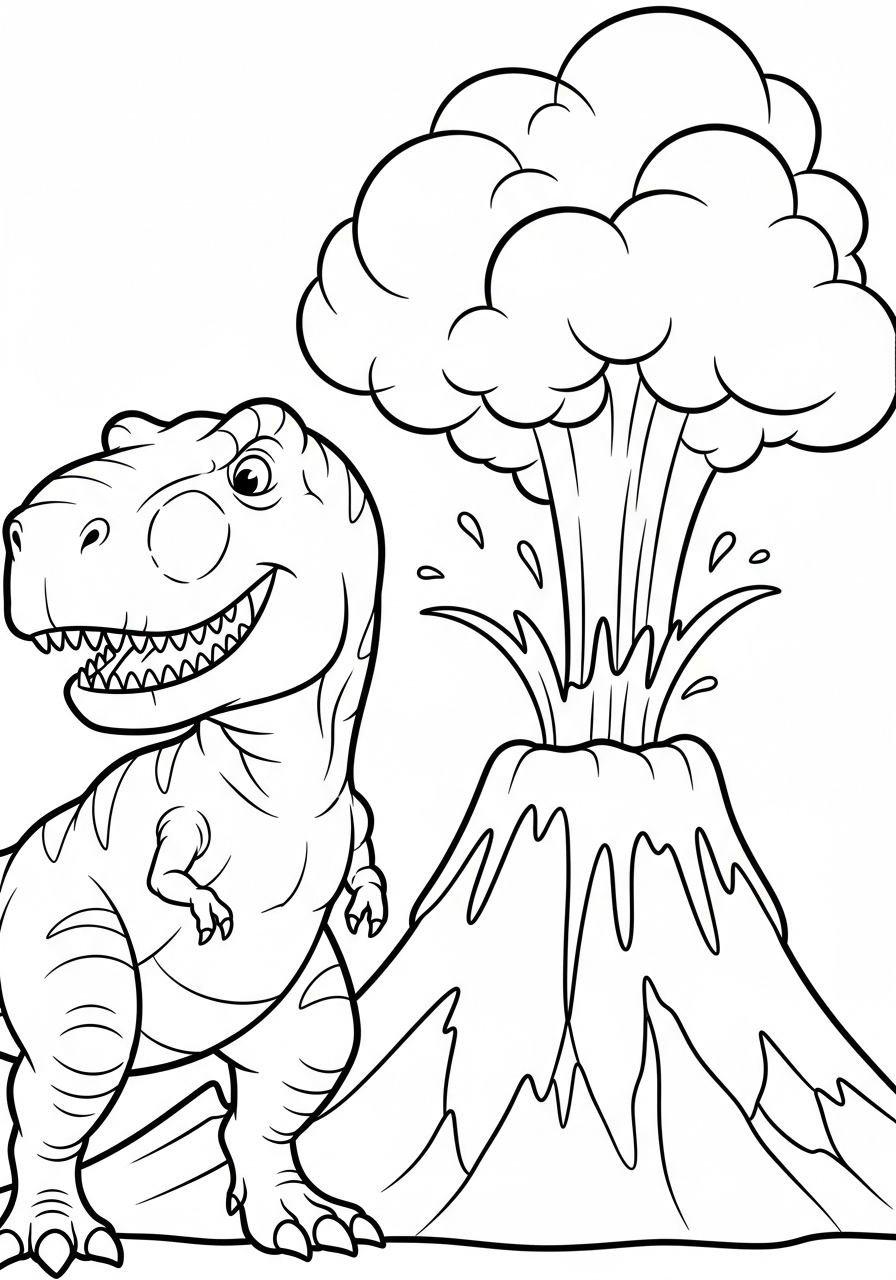 T-Rex Coloring Pages 10 T Rex free coloring pages 1