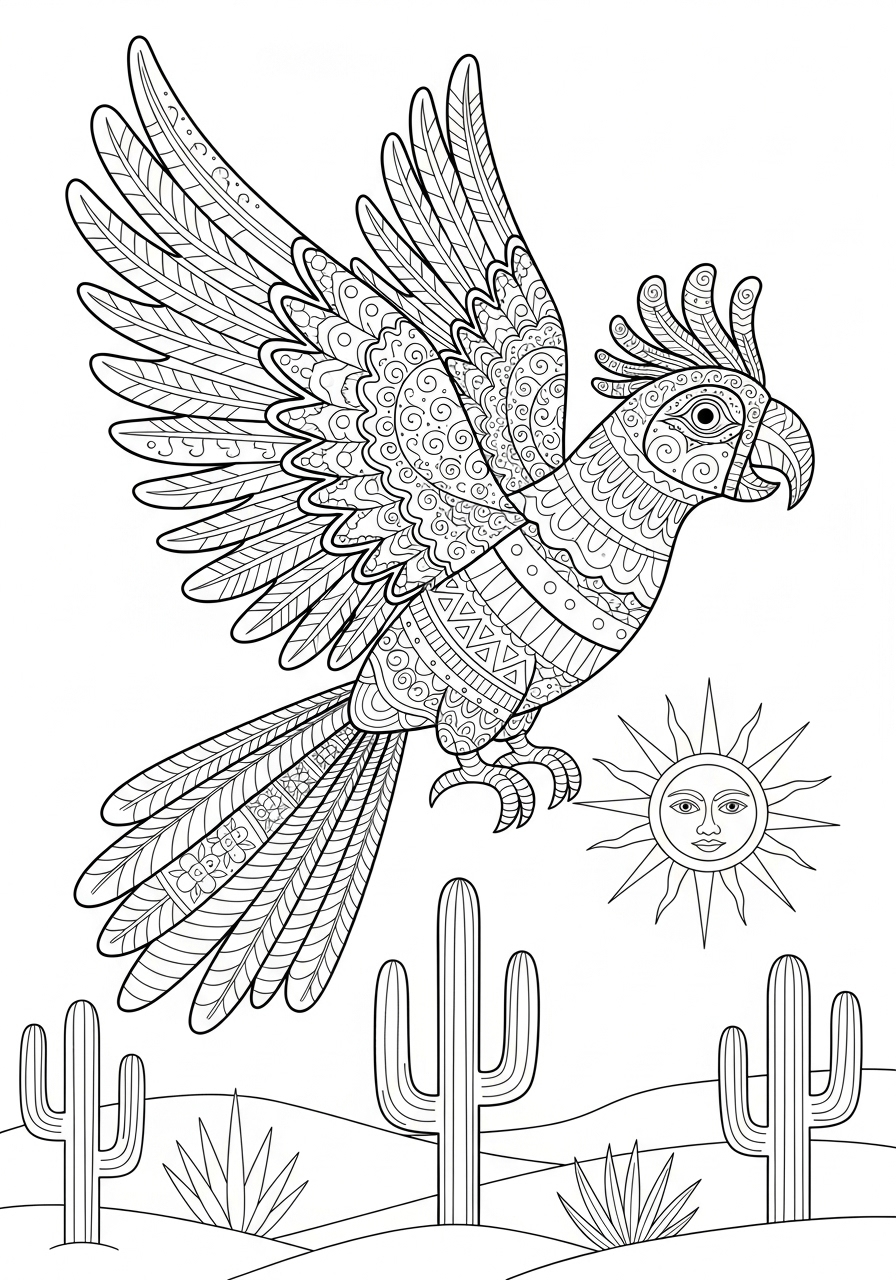 Alebrijes Coloring Pages 19 easy Alebrijes coloring pages