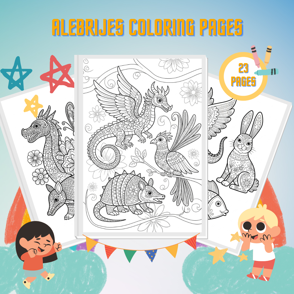 Alebrijes Coloring Pages