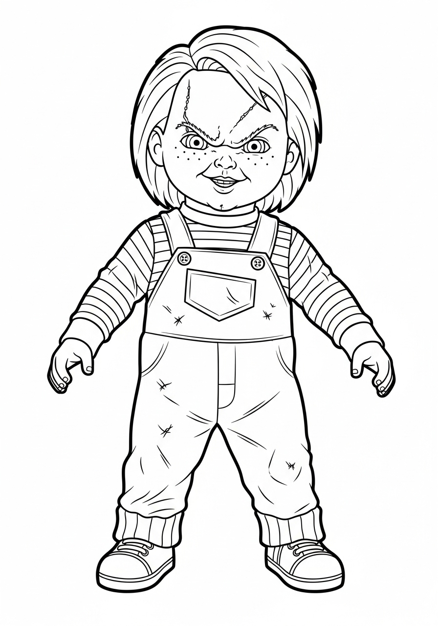 Chucky Coloring Pages 2 coloring pages printable Chucky