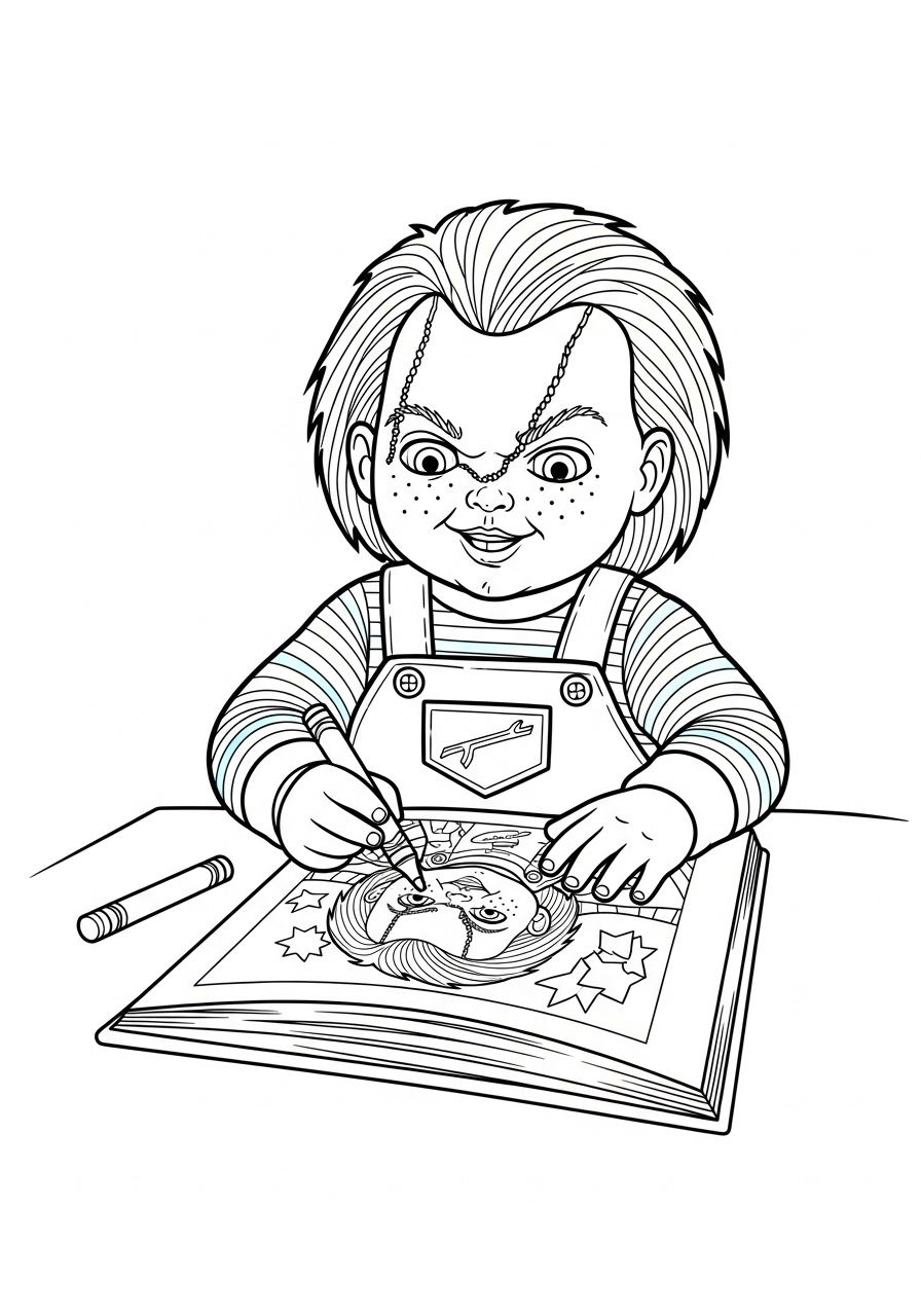 Chucky Coloring Pages 12 Chucky coloring pages free printable
