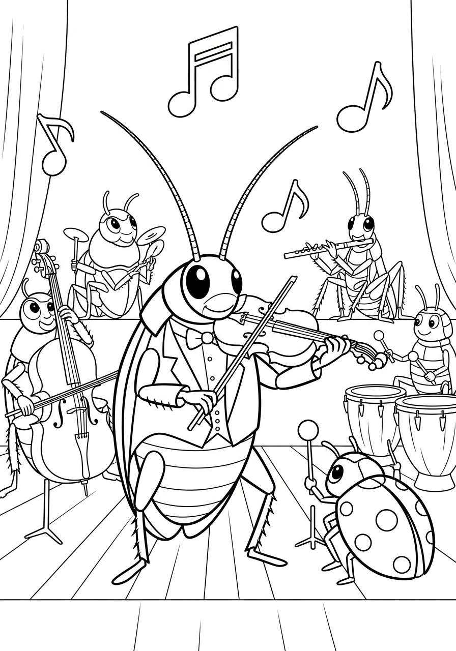 Cockroach Coloring Pages 18 coloring pages Cockroach