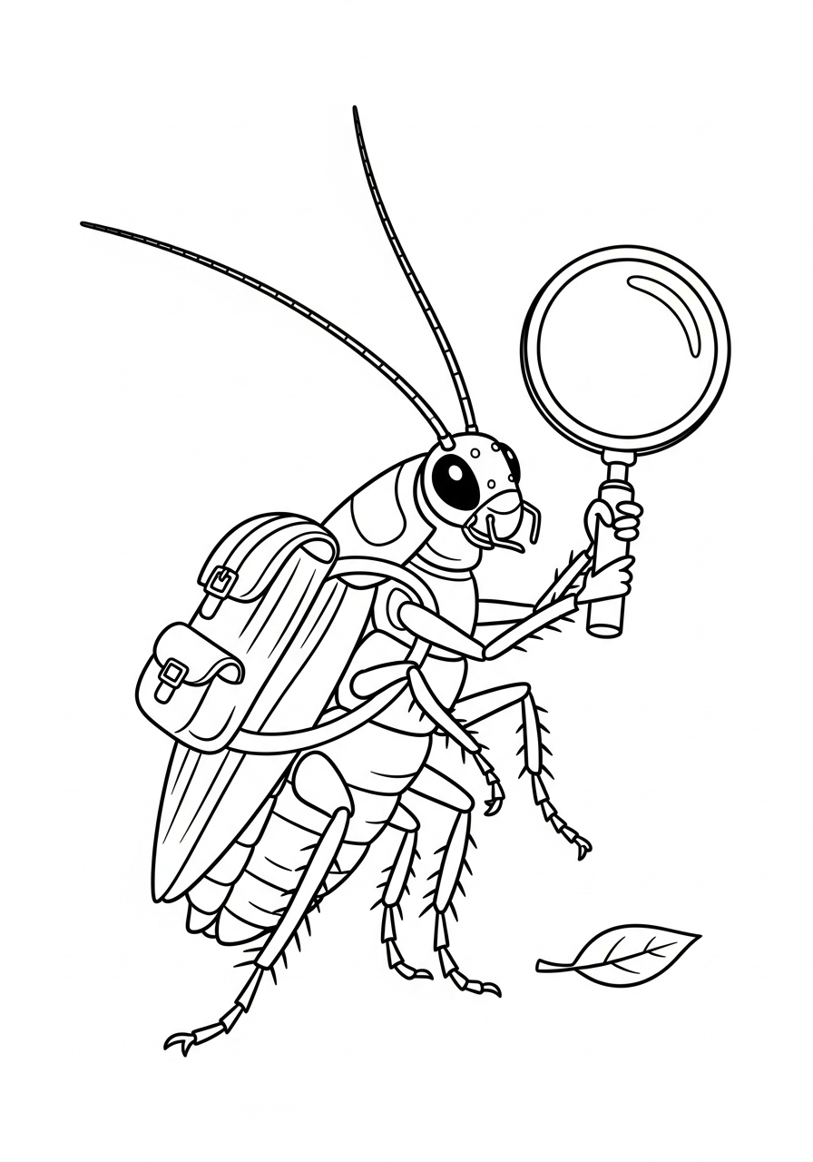 Cockroach Coloring Pages 9 kids Cockroach coloring pages