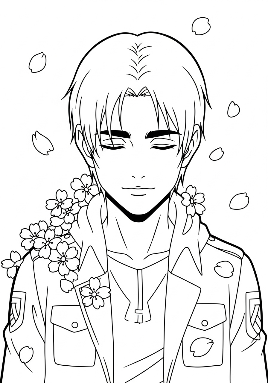 Eren Yeager Coloring Pages 18 Eren Yeager coloring pages printable free