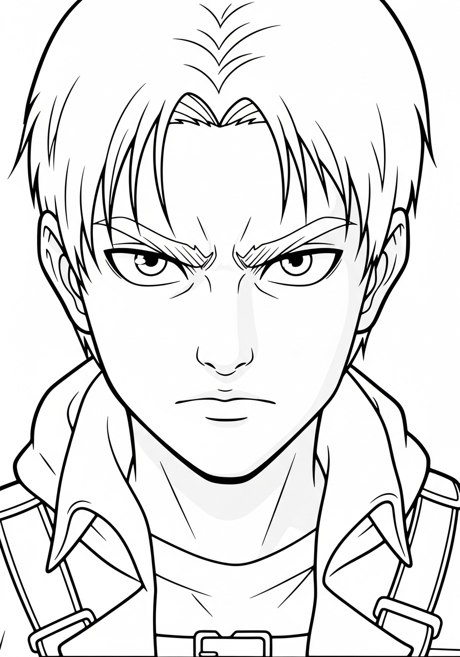 Eren Yeager Coloring Pages 7 Eren Yeager decorations coloring pages 1