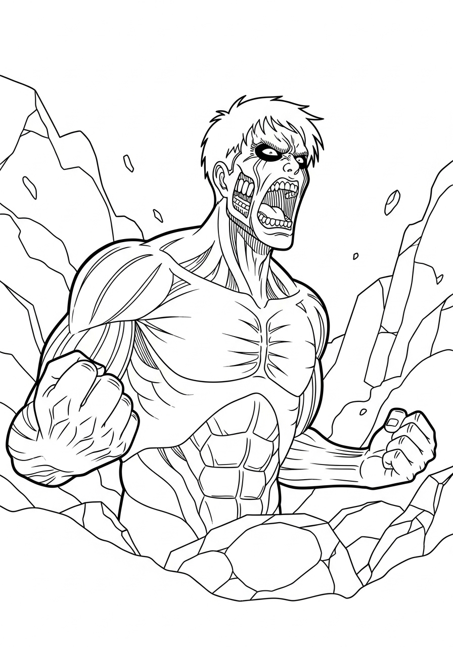 Eren Yeager Coloring Pages 9 vintage Eren Yeager coloring pages