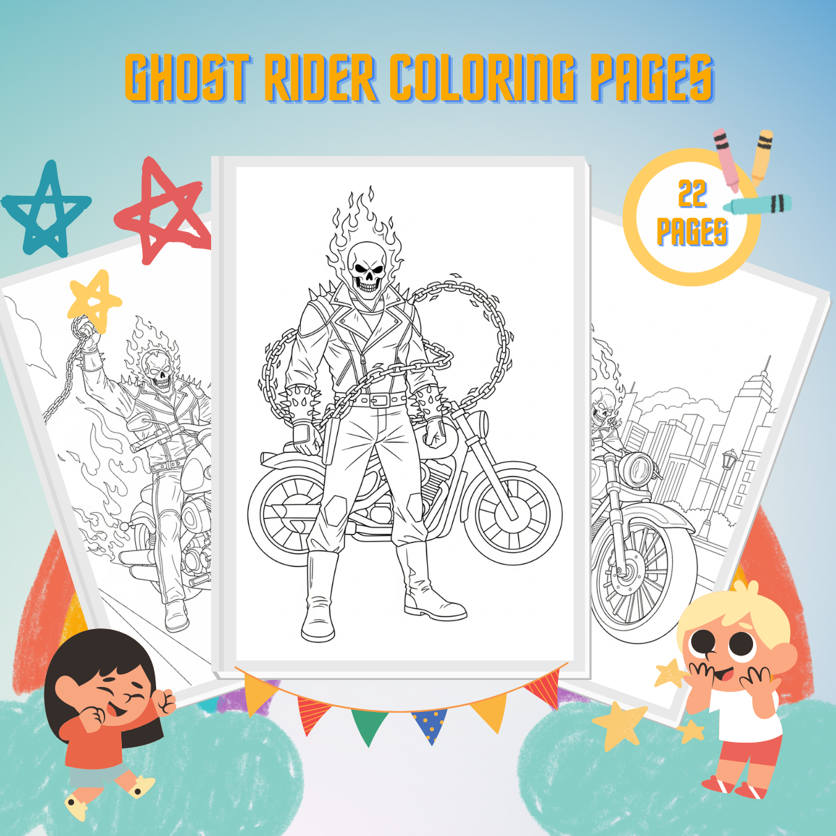 Ghost Rider Coloring Pages 31 Ghost Rider Coloring Pages thumbnail