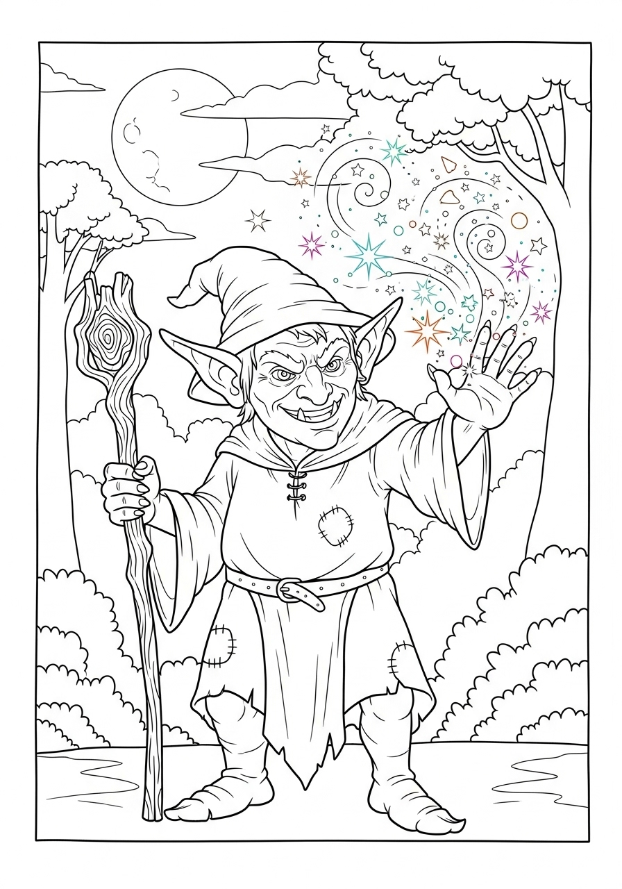 Goblin Coloring Pages 15 Goblin coloring pages to print