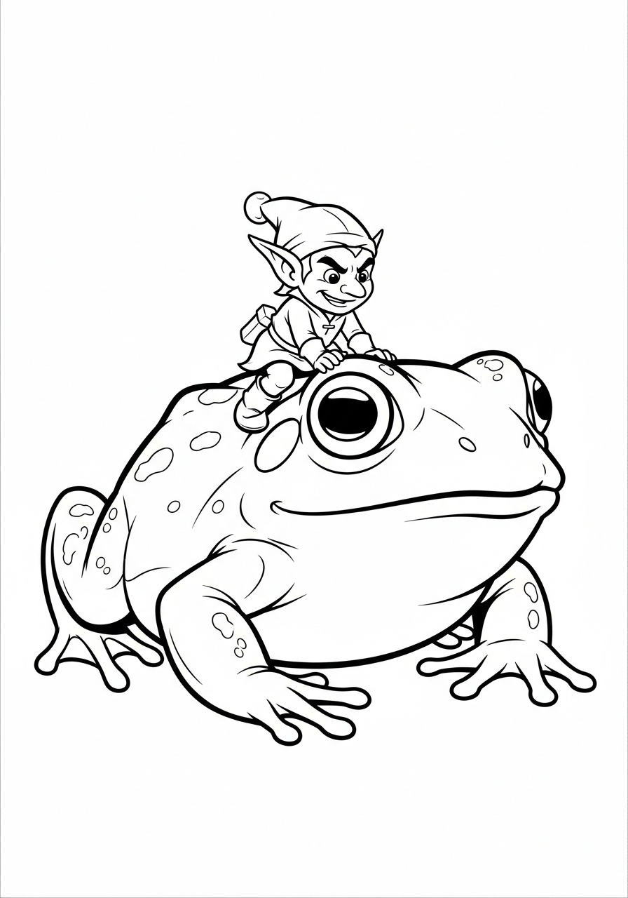 Goblin Coloring Pages 16 vintage Goblin coloring pages