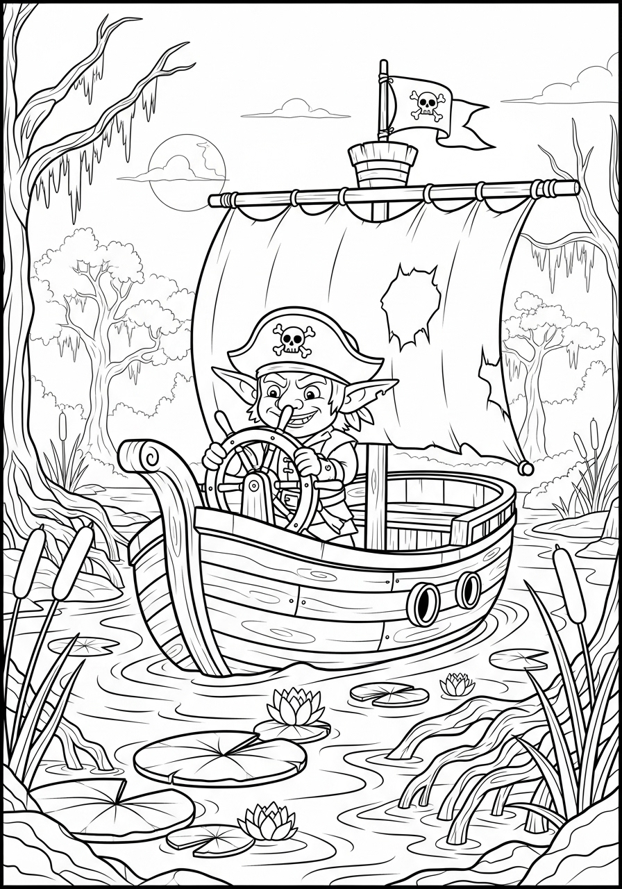 Goblin Coloring Pages 18 free Goblin coloring pages for kids