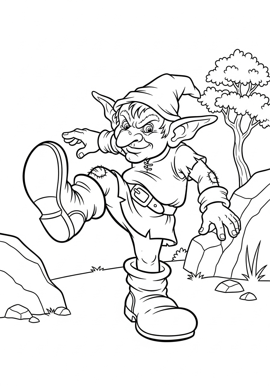 Goblin Coloring Pages 21 detailed Goblin coloring pages 2