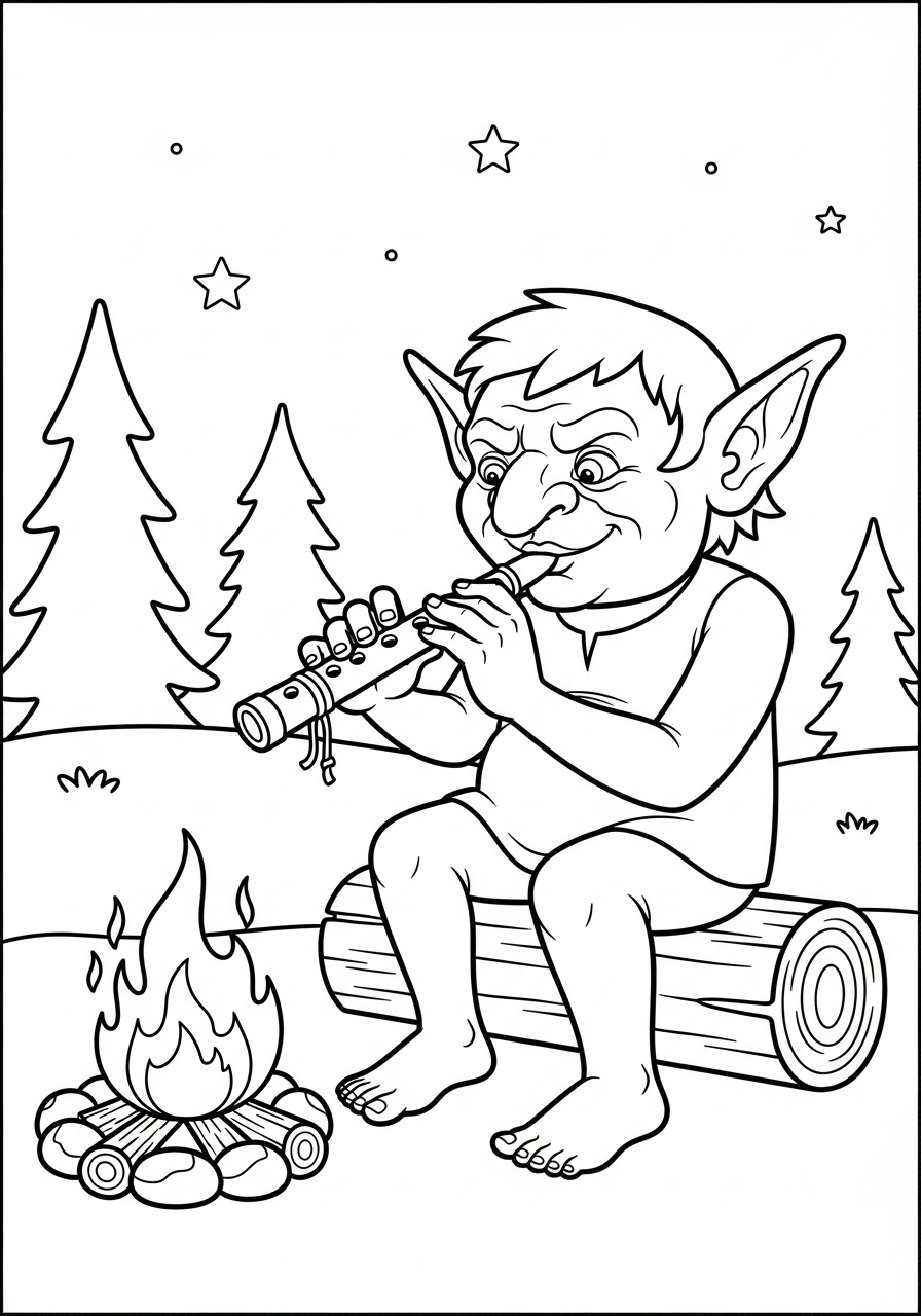 Goblin Coloring Pages 24 cute Goblin coloring pages 1