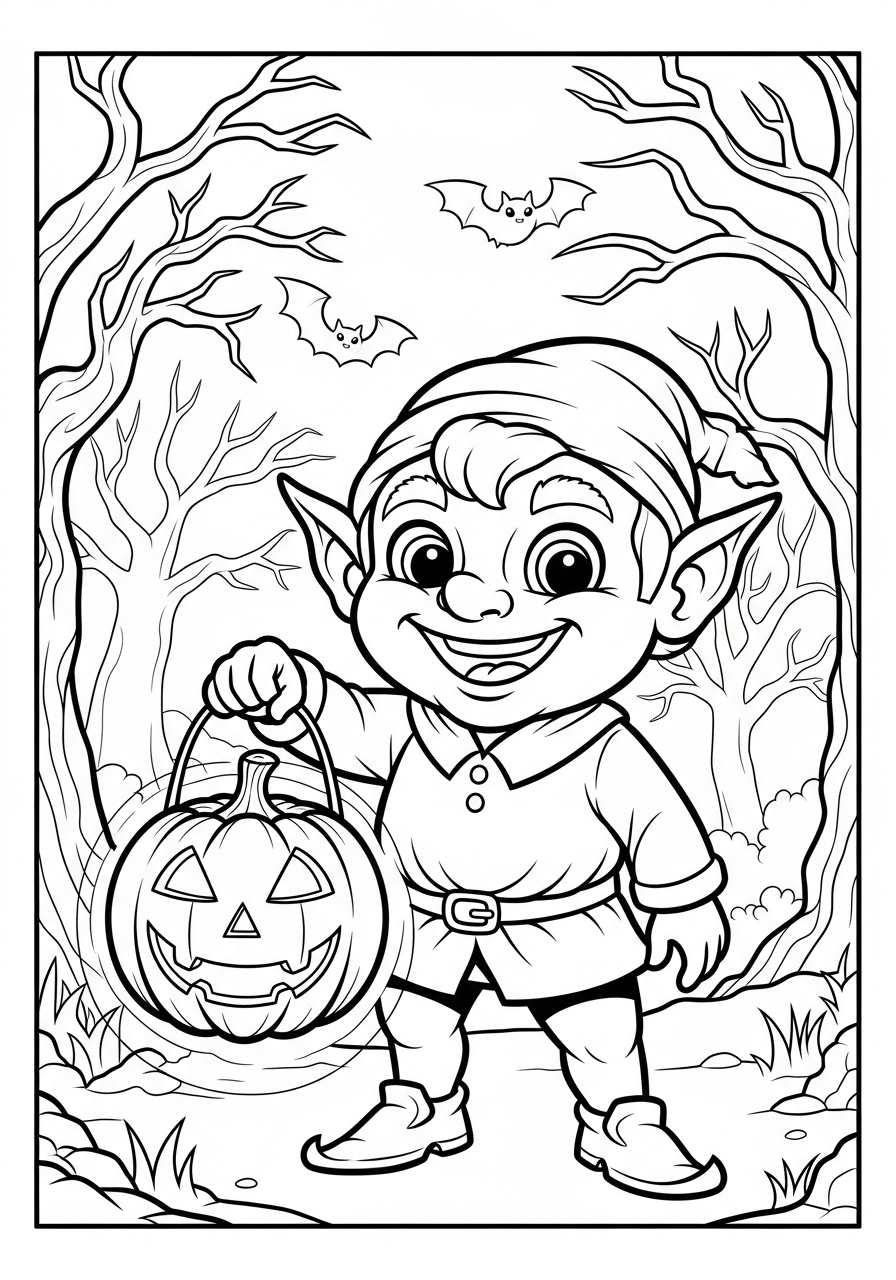 Goblin Coloring Pages 6 detailed Goblin coloring pages