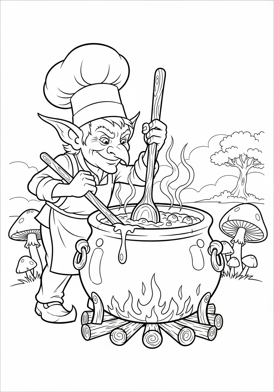 Goblin Coloring Pages 8 coloring pages Goblin