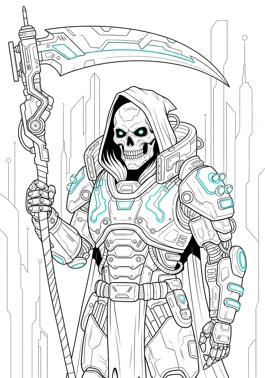 Grim Reaper Coloring Pages 15 coloring pages Grim Reaper