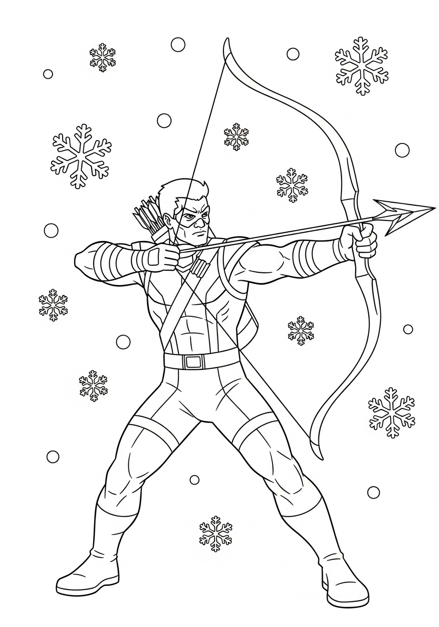 grinch Hawkeye coloring pages