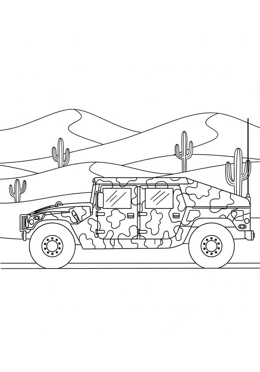 Humvee Coloring Pages 13 Humvee free coloring pages