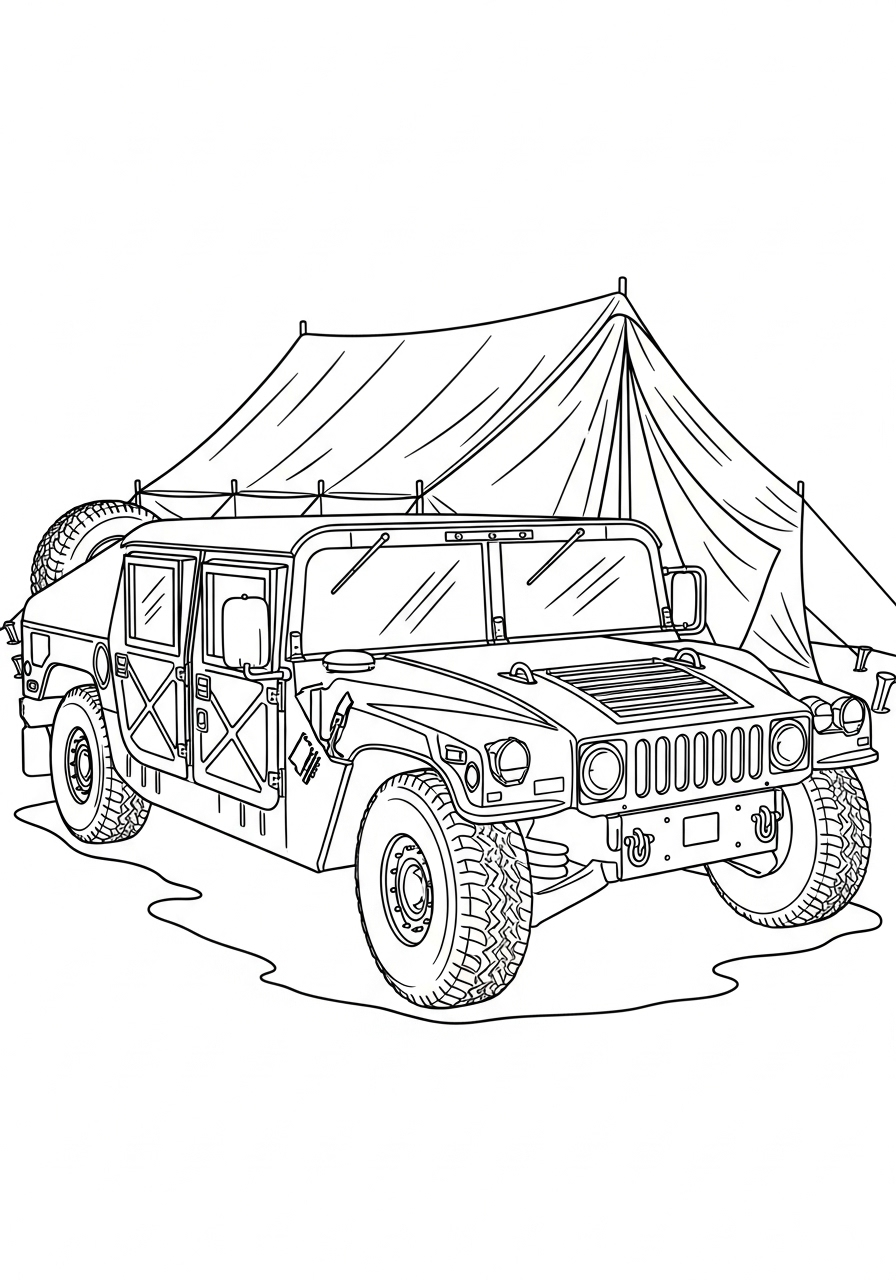 Humvee Coloring Pages 17 coloring pages printable Humvee