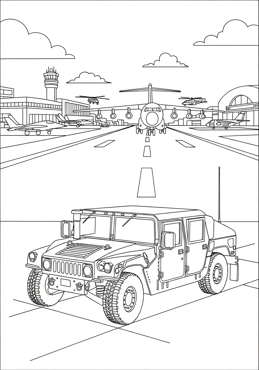 Humvee Coloring Pages 20 grinch Humvee coloring pages 1