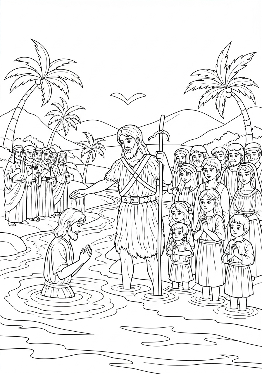 John the Baptist Coloring Pages 12 John the Baptist coloring pages printable