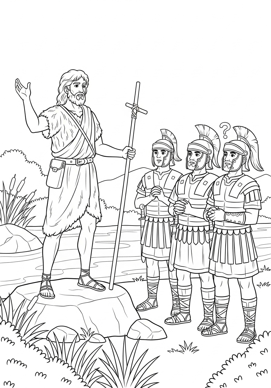 John the Baptist Coloring Pages 19 coloring pages for kids John the Baptist