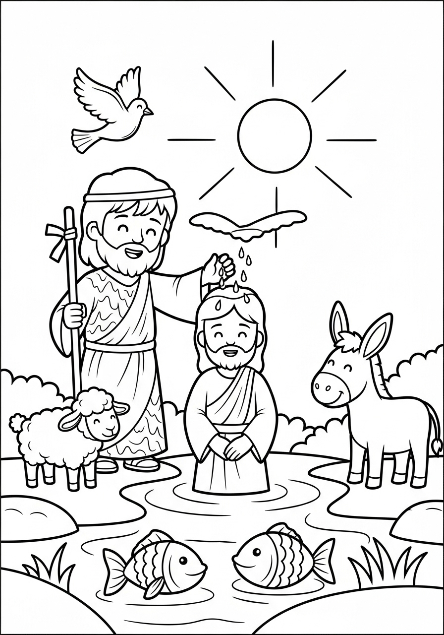 John the Baptist Coloring Pages 20 coloring pages for John the Baptist