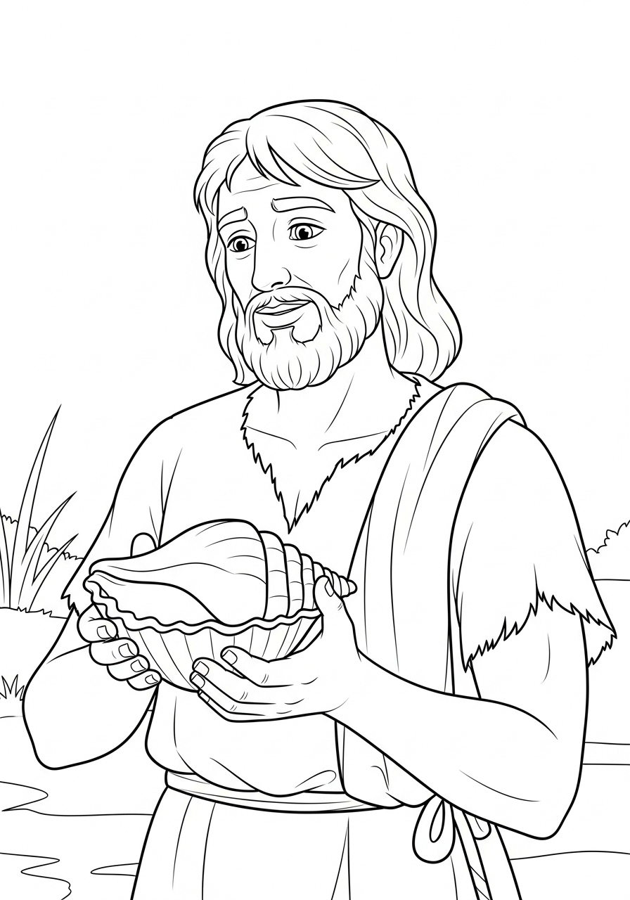 John the Baptist Coloring Pages 10 cute John the Baptist coloring pages