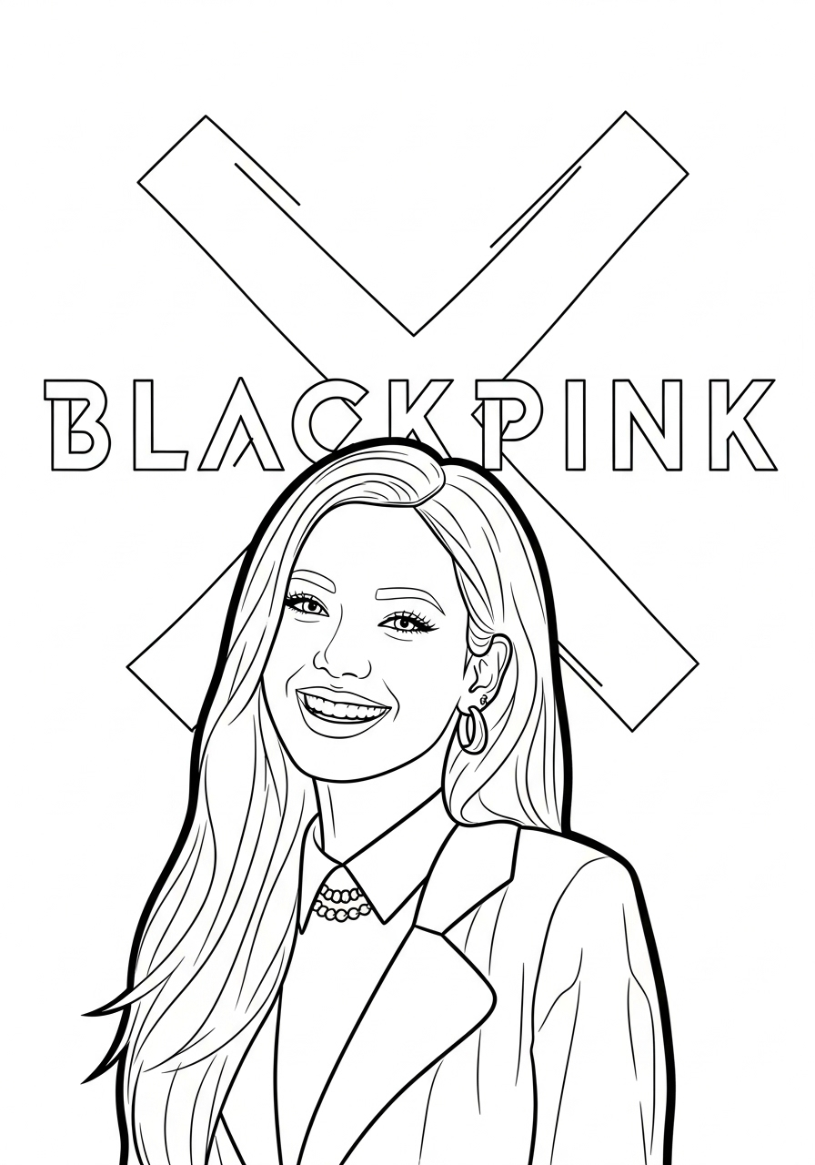 Lisa Blackpink Coloring Pages 17 free coloring pages Lisa Blackpink