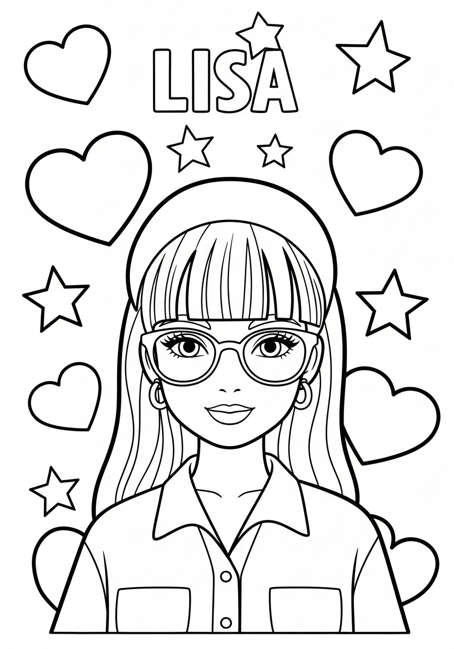 Lisa Blackpink Coloring Pages 8 Lisa Blackpink coloring pages for adults pdf