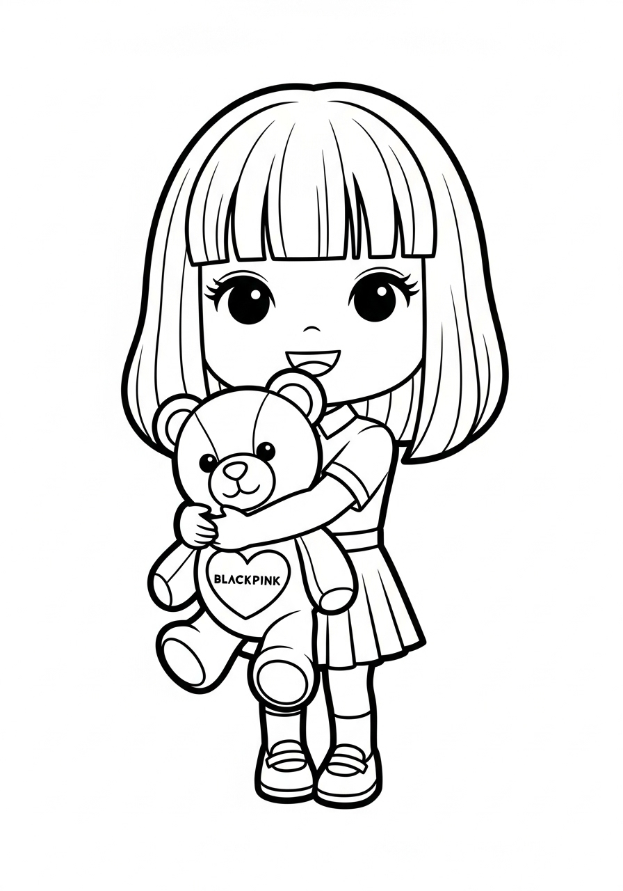 Lisa Blackpink Coloring Pages 10 Lisa Blackpink adult coloring pages