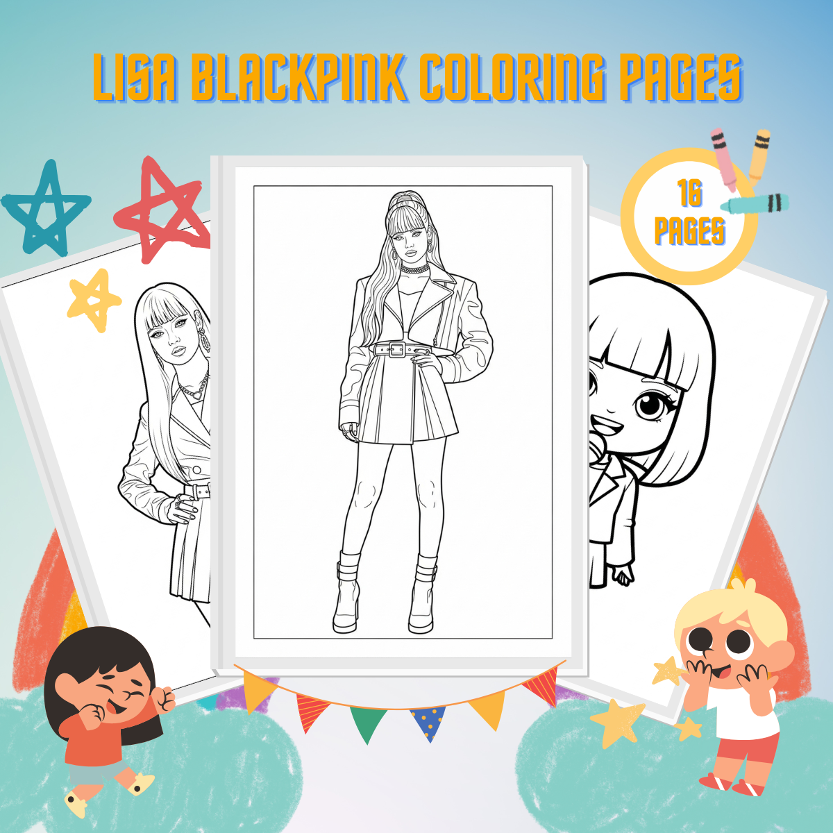 Lisa Blackpink Coloring Pages
