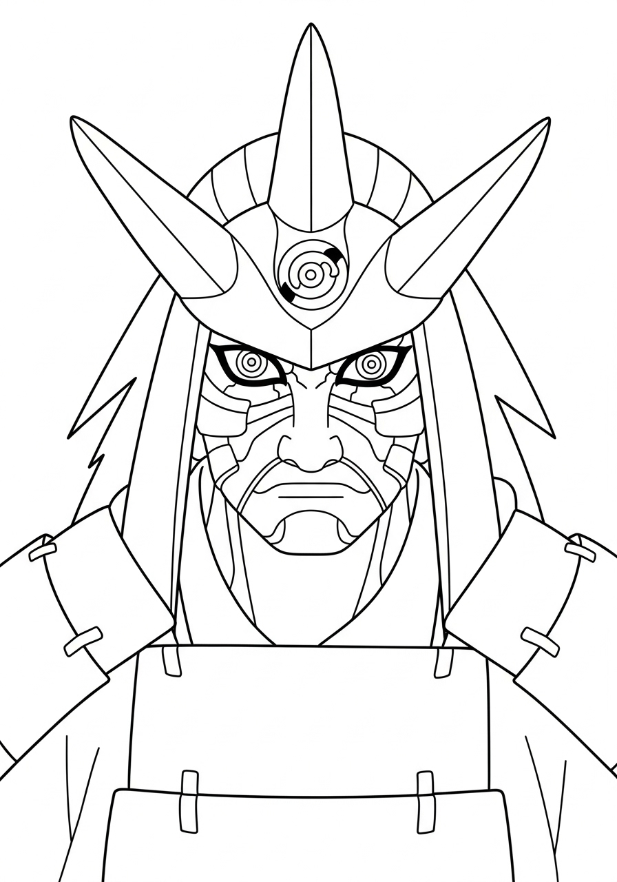 Madara Uchiha Coloring Pages 16 preschool Madara Uchiha coloring pages