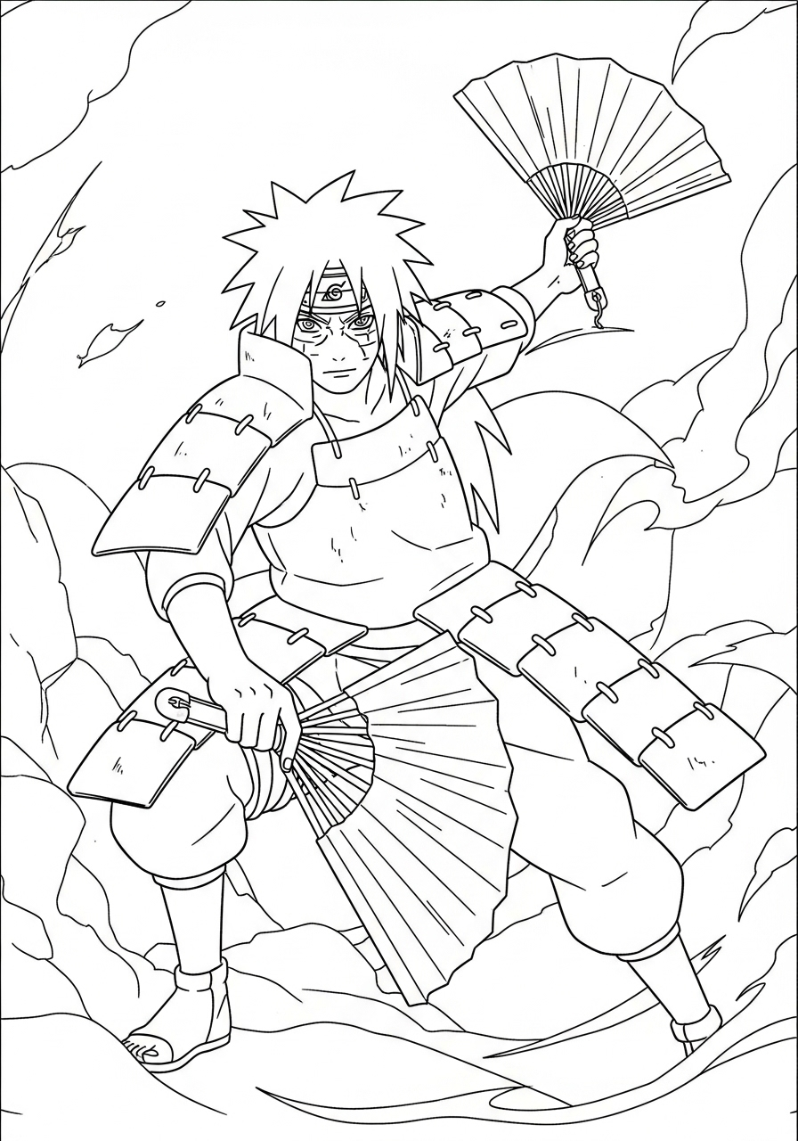Madara Uchiha Coloring Pages 17 Madara Uchiha coloring pages