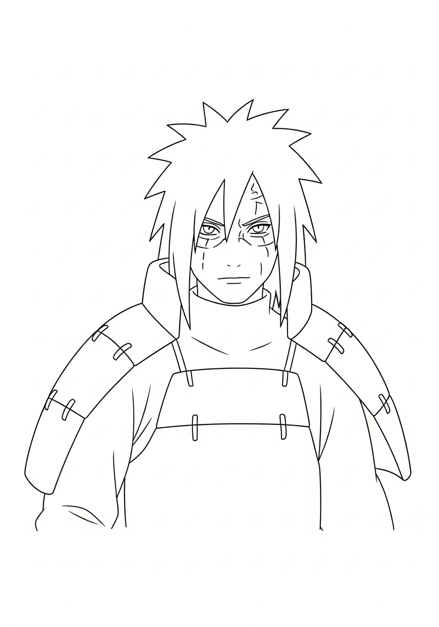 Madara Uchiha Coloring Pages 18 Madara Uchiha ornaments coloring pages