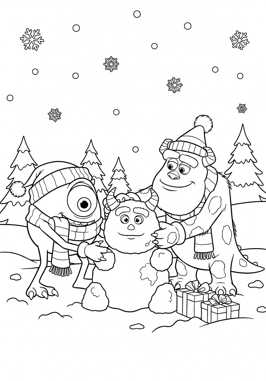 Mike Wazowski Coloring Pages 23 vintage Mike Wazowski coloring pages 2