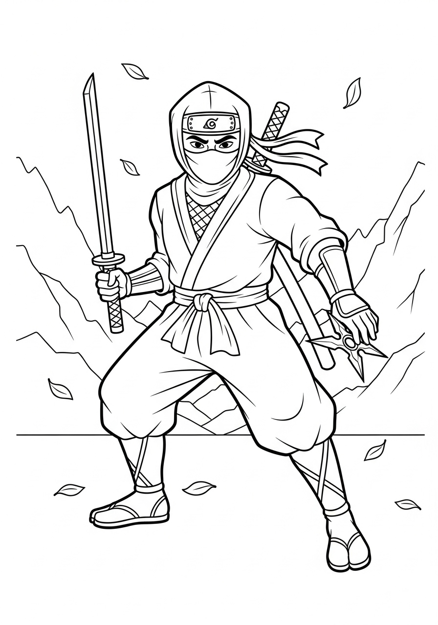 Ninja Coloring Pages 2 coloring Ninja pages
