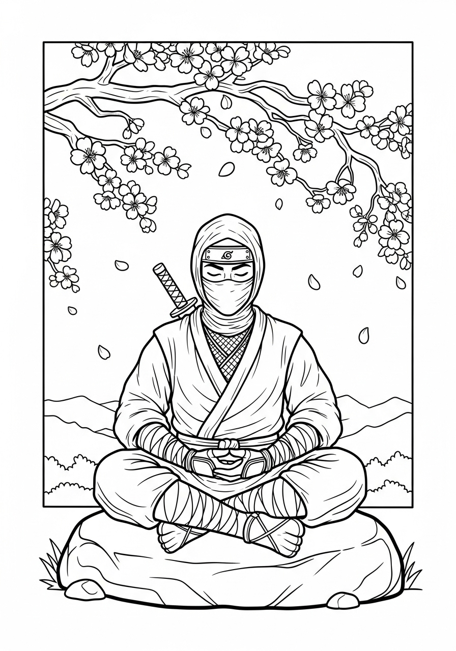 Ninja Coloring Pages 16 Ninja coloring pages for preschoolers