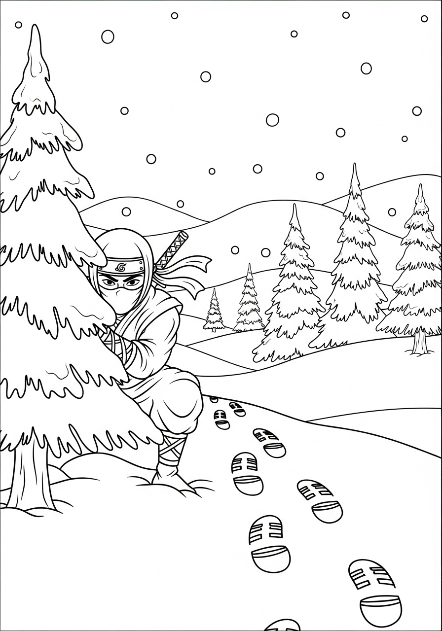 Ninja Coloring Pages 18 Ninja ornaments coloring pages