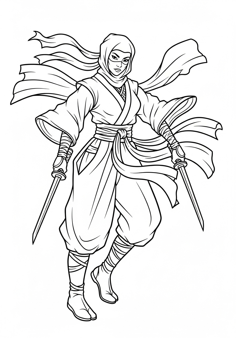 Ninja Coloring Pages 8 coloring Ninja pages 1