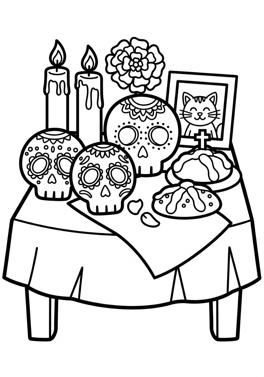 Ofrenda Coloring Pages 12 free coloring Ofrenda pages