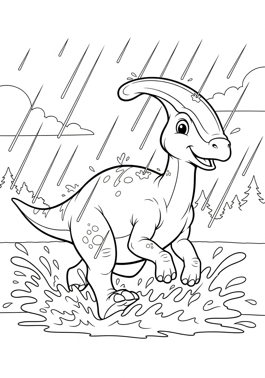 Parasaurolophus Coloring Pages 15 Parasaurolophus coloring pages pdf