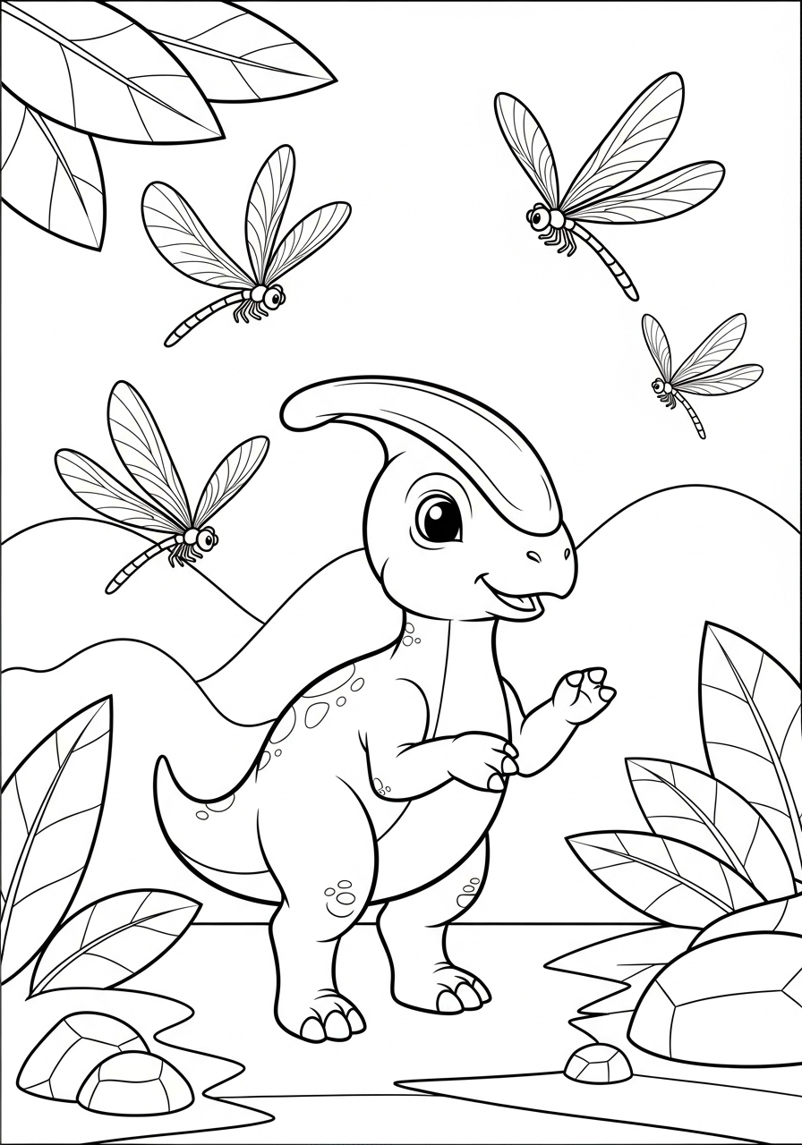 Parasaurolophus Coloring Pages 17 free Parasaurolophus printable coloring pages