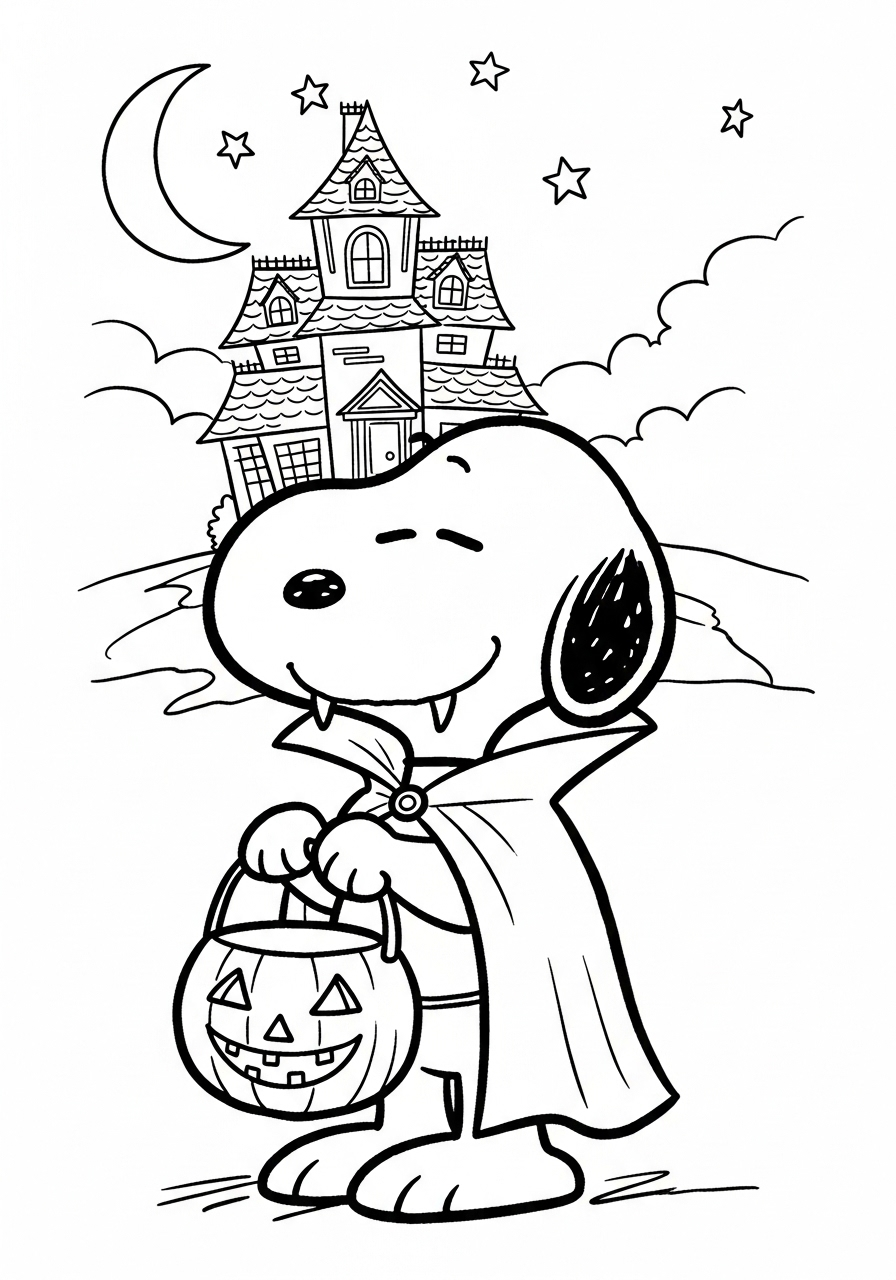 Snoopy Halloween Coloring Pages 2 Snoopy Halloween coloring pages grinch
