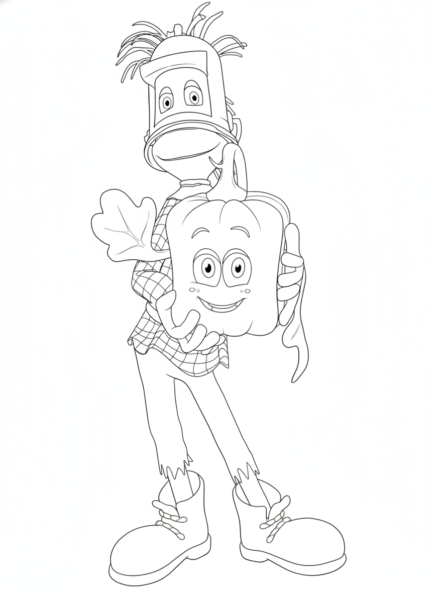 Spookley the Square Pumpkin Coloring Pages 13 cute Spookley the Square Pumpkin coloring pages