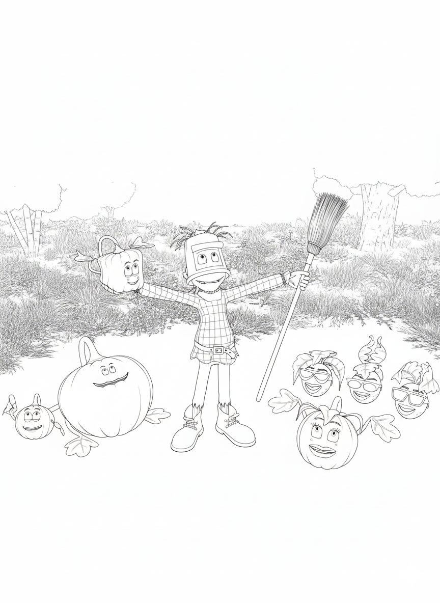 Spookley the Square Pumpkin Coloring Pages 7 Spookley the Square Pumpkin coloring pages for kids