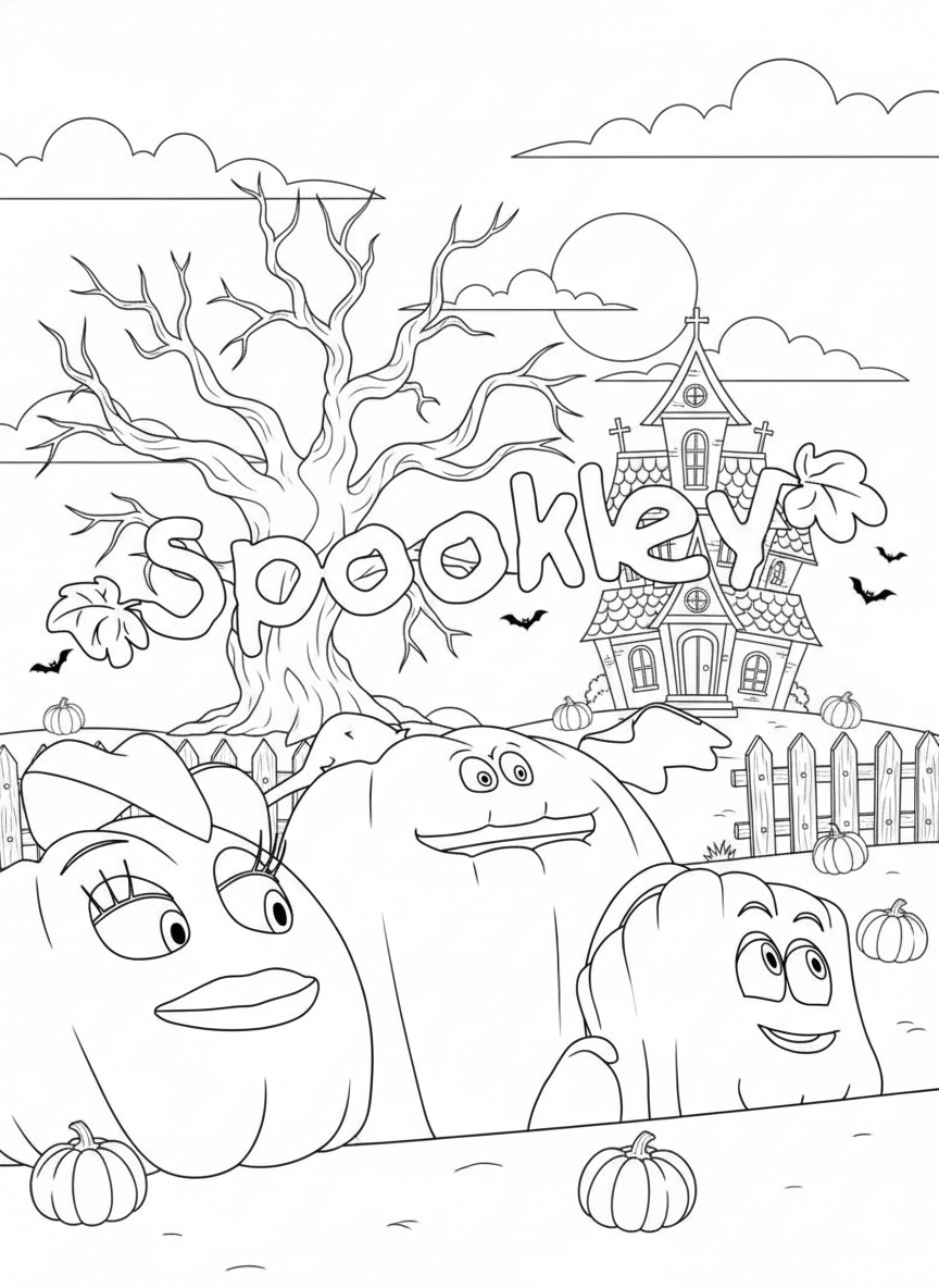 Spookley the Square Pumpkin Coloring Pages 17 kids Spookley the Square Pumpkin coloring pages
